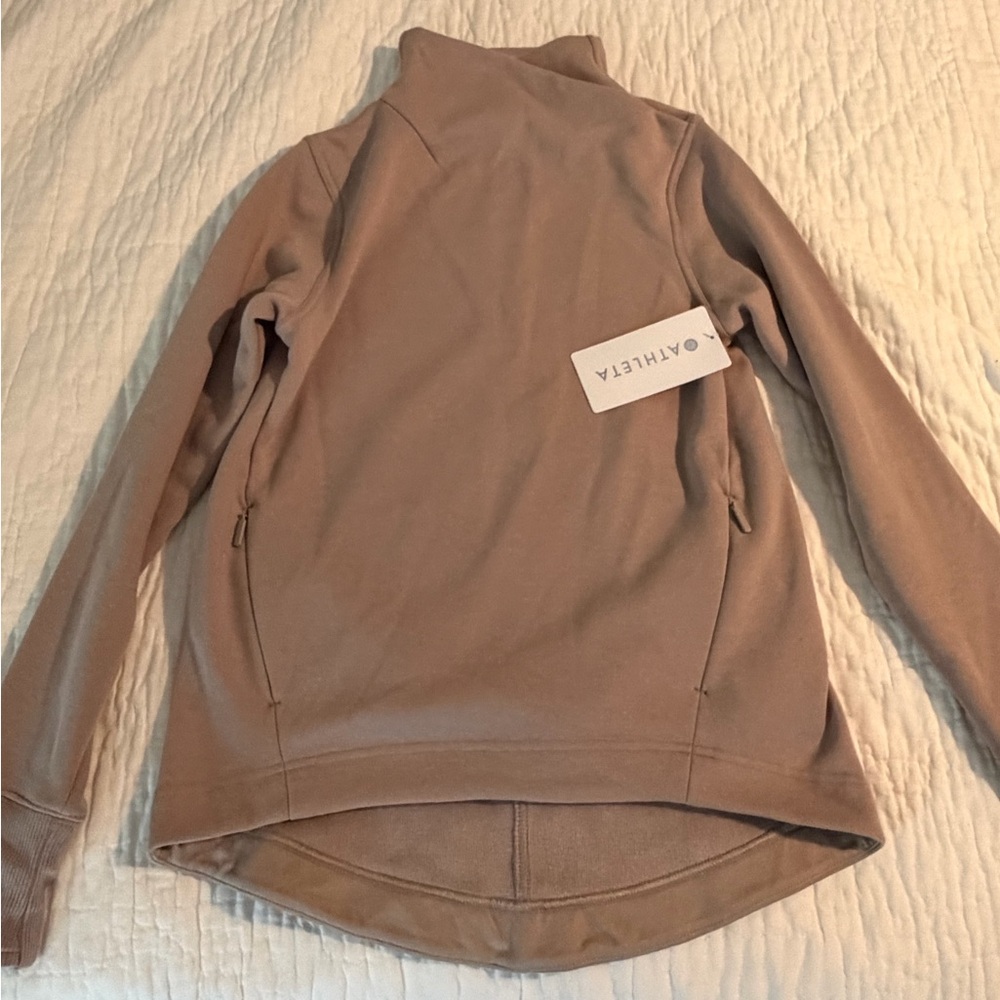 Athleta brand Cozy Karma Twist Neck Sweatshirt